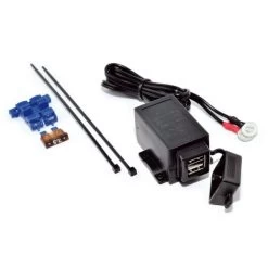 Motoraccessoires USB Twin Batt.kabel 1A+2A